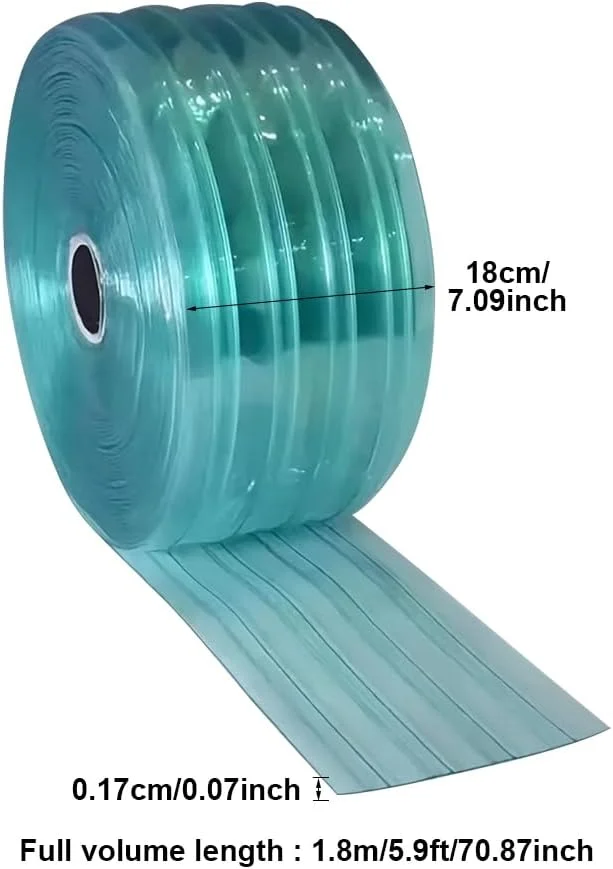 درب جایگزین برای خانه سگ یا لانه سگ، درب شفاف پلاستیکی برای خانه سگ، درب جایگزین برای درب بزرگ حیوانات خانگی (178 سانتی متر)