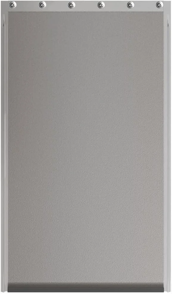 درب جایگزین بسیار بزرگ سگ همراه با پیچ، سازگار با درب های سگ PetSafe Freedom Doggie Doors PAC 11-11040، ابعاد 33.3 x 63.2 سانتیمتر، انعطاف پذیر، بادوام، بدون BPA، مواد مقاوم در برابر آب و هوا