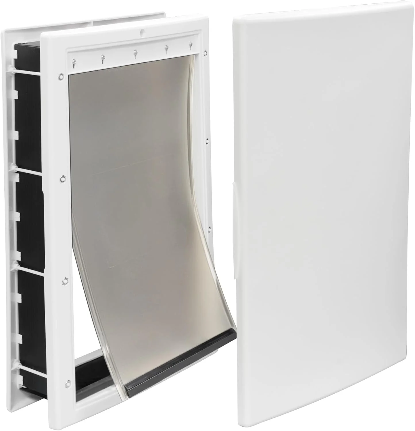 درب حیوانات خانگی پلاستیکی سفید Premier Pet™، بزرگ