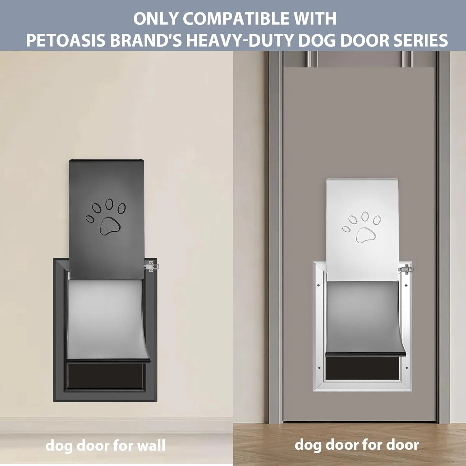 مناسب برای جایگزینی زبانه درب بزرگ سگ پتوازیس. 2 عدد (داخلی و خارجی)