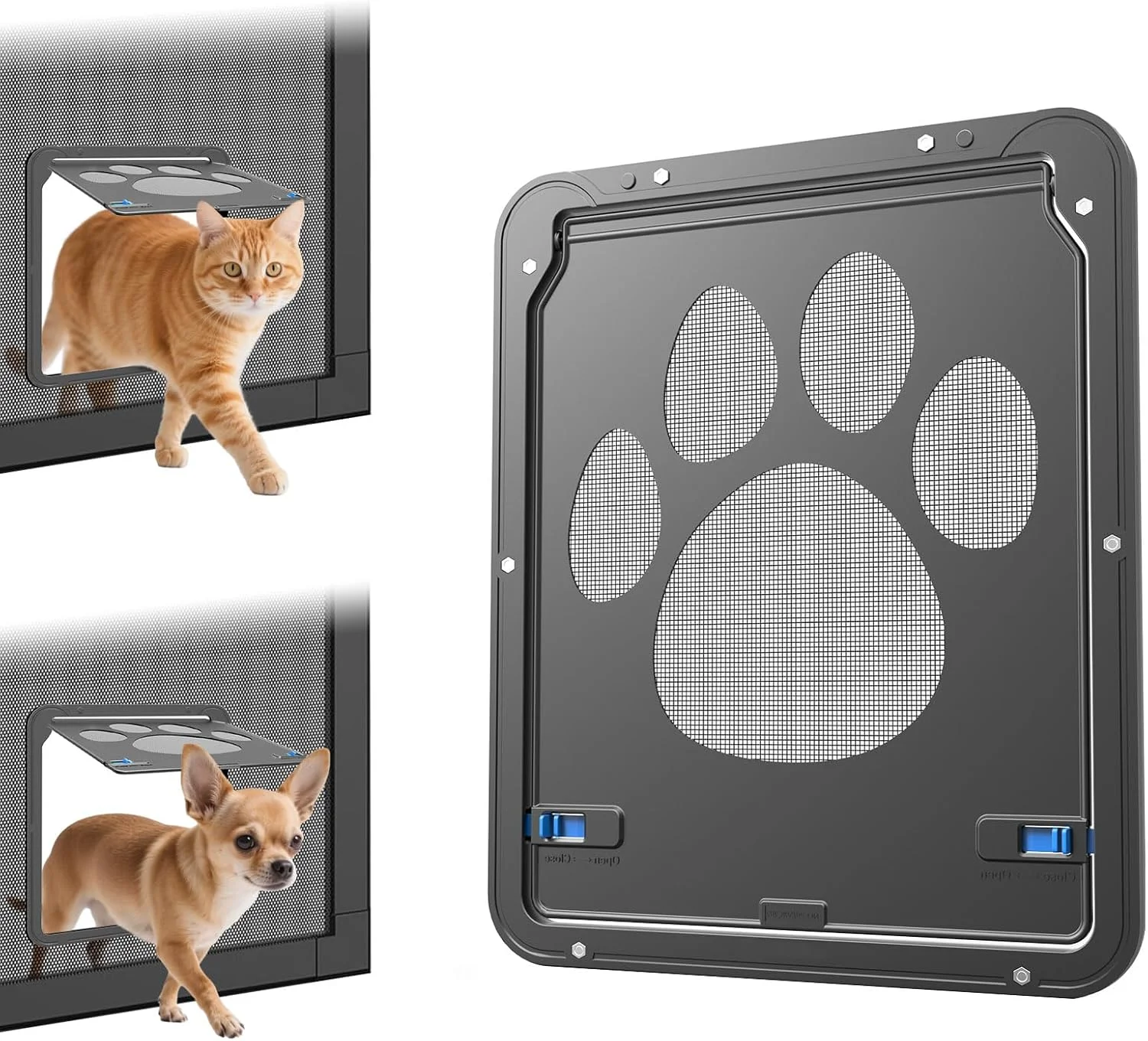 درب توری قفل‌دار حیوانات خانگی پتلسو برای سگ و گربه