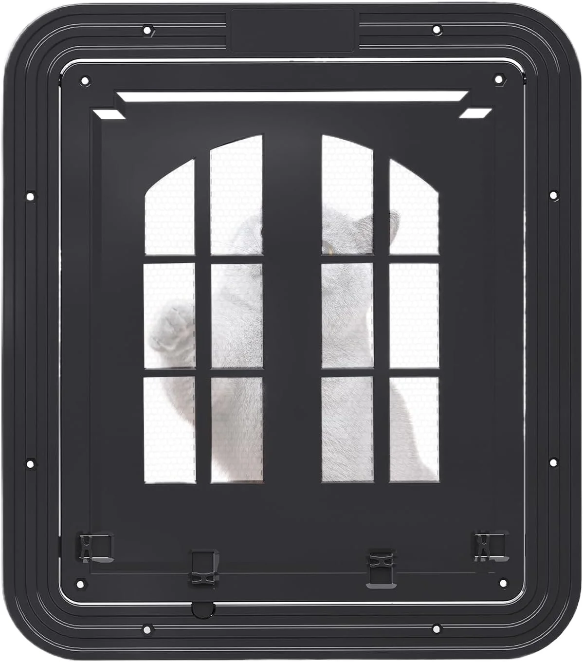 درب توری حیوانات خانگی - درب بازشو توری | لوازم حیوانات خانگی چند منظوره و تقویت شده، مبلمان متحرک گربه برای پاسیو، حیاط، آپارتمان و بالکن در فضای داخلی و خارجی