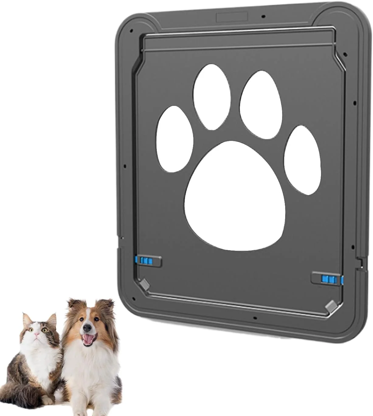 درب توری حیوانات خانگی برای سگ ها - درب توری سگ با استحکام بالا - محافظ مقاوم در برابر پارگی با قفل ایمنی برای قسمت داخلی خانه آپارتمان