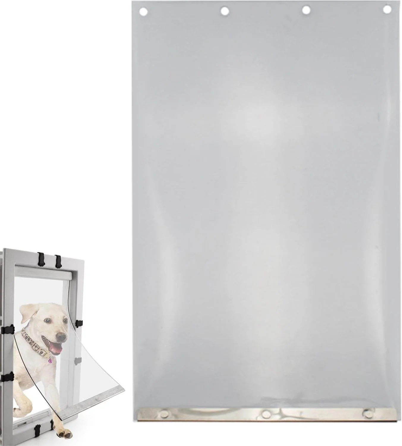 دریچه عبور حیوانات خانگی برای دیوار - ورودی دیواری سگ و گربه - دریچه های شفاف، درب خانه حیوانات خانگی برای توله سگ، گربه و سگ های خانگی