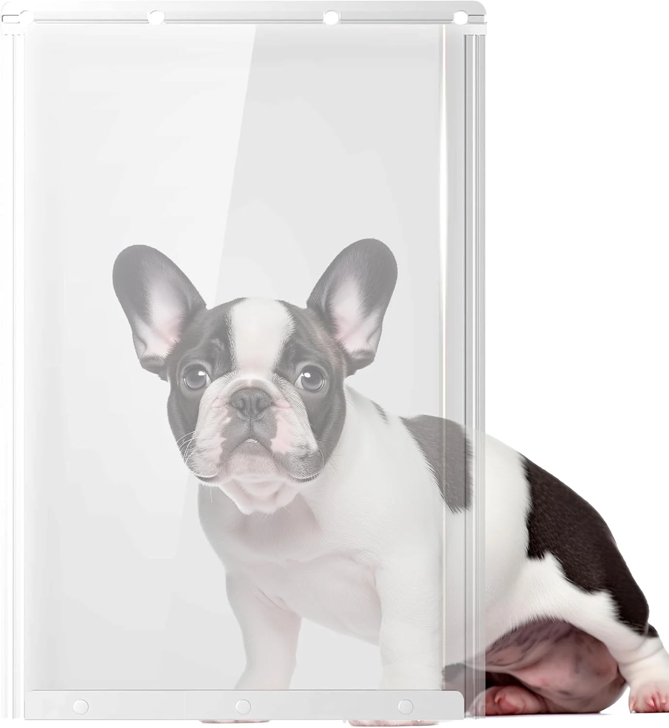 درب جایگزین برای سگ، سایز 26.5x38 سانتی متر، سازگار با محصولات Ideal سری Designer مدل های DSPRFXL RFXLN، درب بزرگ شفاف برای سگ