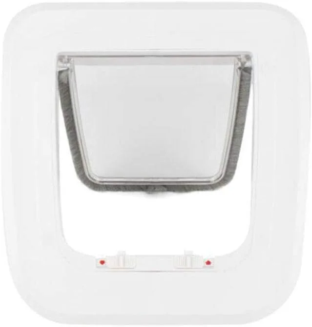 درب حیوانات خانگی آهنربایی با بسته‌شدن خودکار، لوازم حیوانات خانگی، ضد ورود حشرات، قفل‌شدنی و ایمن برای سگ‌ها و گربه‌ها