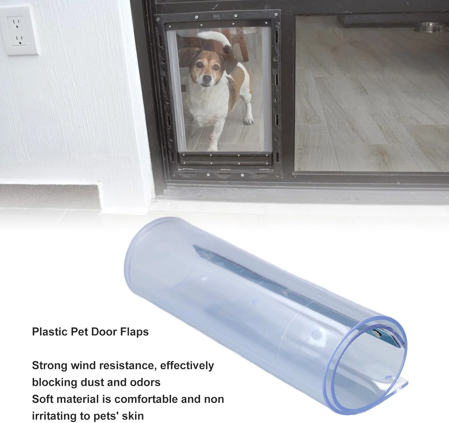 درب پلاستیکی مغناطیسی حیوانات خانگی Luqeeg، مقاوم در برابر باد، نوارهای جایگزین برای سگ ها گربه ها نصب آسان مناسب برای گربه ها سگ ها حیوانات خانگی کوچک