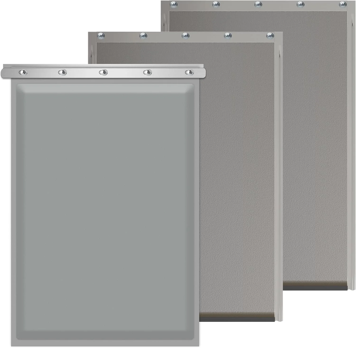 درب جایگزین سه‌لایه بزرگ سگ همراه با پیچ، لایه‌های جایگزین مناسب برای آب و هوای سخت - سازگار با درب‌های سگ PetSafe Freedom، لایه‌های جایگزین PAC11-11039، 10 1/8" X 16 7/8"