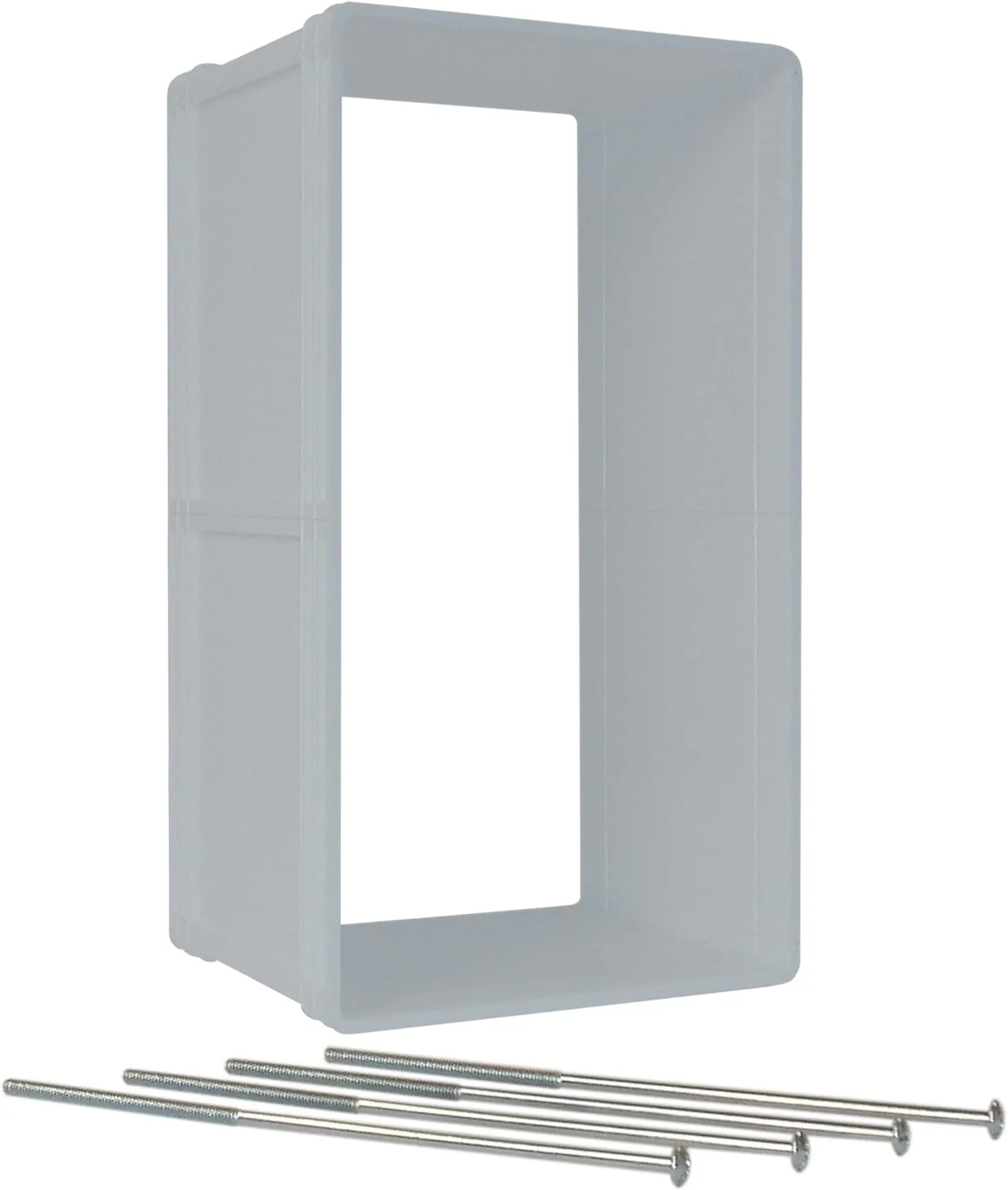 کیت نصب درب حیوانات خانگی مدل Ruff-Weather، سایز خیلی بزرگ، ابعاد دریچه 24.7 x 43.1 سانتیمتر، خاکستری