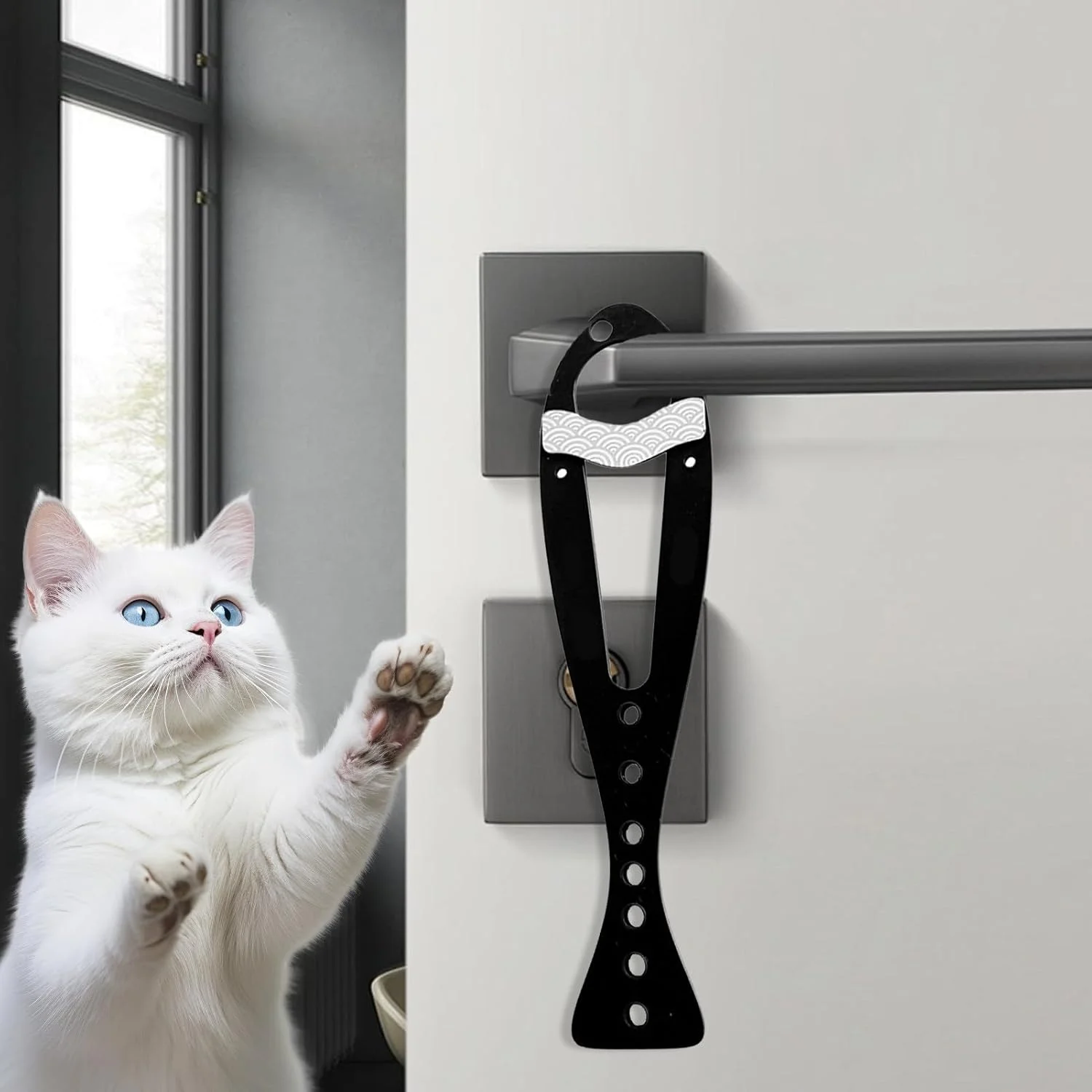نگهدارنده درب گربه، استاپر درب، نگهدارنده درب برای باز نگه داشتن | مناسب برای اتاق نشیمن، اتاق خواب، بالکن، اتاق مطالعه، آپارتمان، خانه