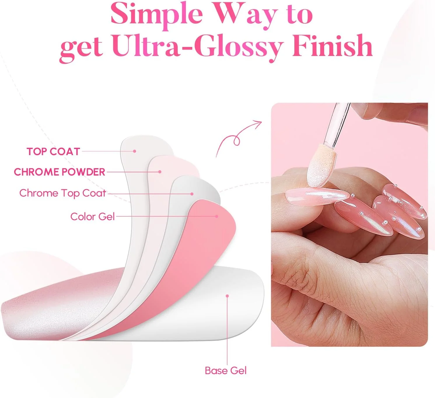 پودر کروم ناخن آیمیلی طلایی و مرواریدی 12 رنگ با جلوه آینهای و مرواریدی، پودر اکلیل ناخن، ست پودر اکلیل صدفی رنگین کمانی - 1 پودر کروم ناخن آیمیلی طلایی و مرواریدی 12 رنگ با جلوه آینهای و مرواریدی، پودر اکلیل ناخن، ست پودر اکلیل صدفی رنگین کمانی - 1