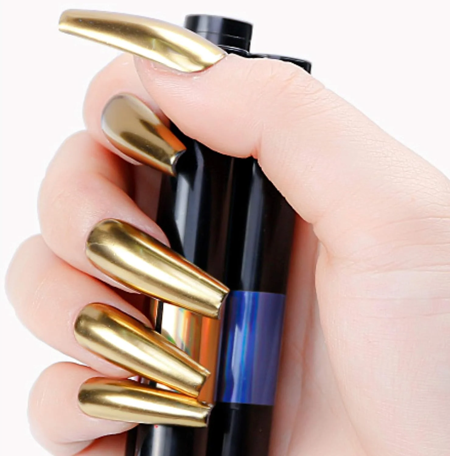 قلم پودر جادویی کوسن هوا AA & A Supplies، پودر طلایی تیتانیوم، پودر آینه ای با سر اسفنجی کوسن، قلم پودر ناخن کروم طلایی تیتانیوم رنگدانه دار برای استفاده آسان TJ01 طلایی قلم پودر جادویی کوسن هوا AA & A Supplies، پودر طلایی تیتانیوم، پودر آینه ای با سر اسفنجی کوسن، قلم پودر ناخن کروم طلایی تیتانیوم رنگدانه دار برای استفاده آسان TJ01 طلایی