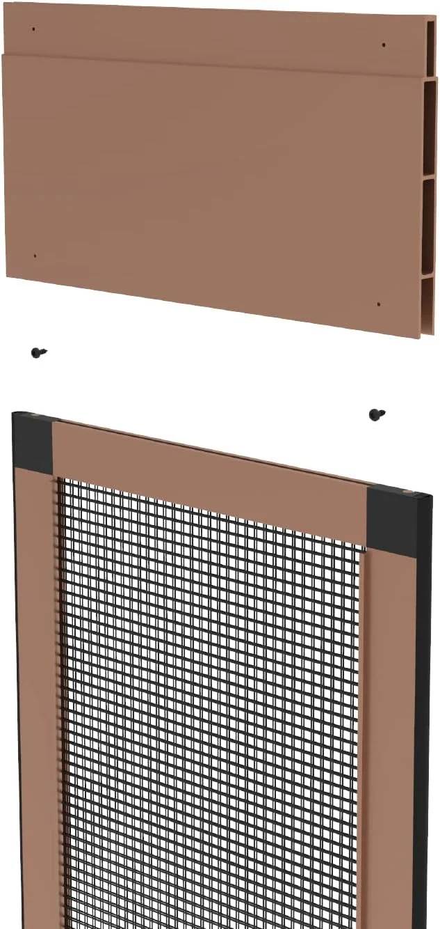 افزایش ارتفاع درب حیوانات خانگی Hakuna Pets Patio به اندازه 9.9 سانتی متر، مناسب برای درب های متوسط، برنزی