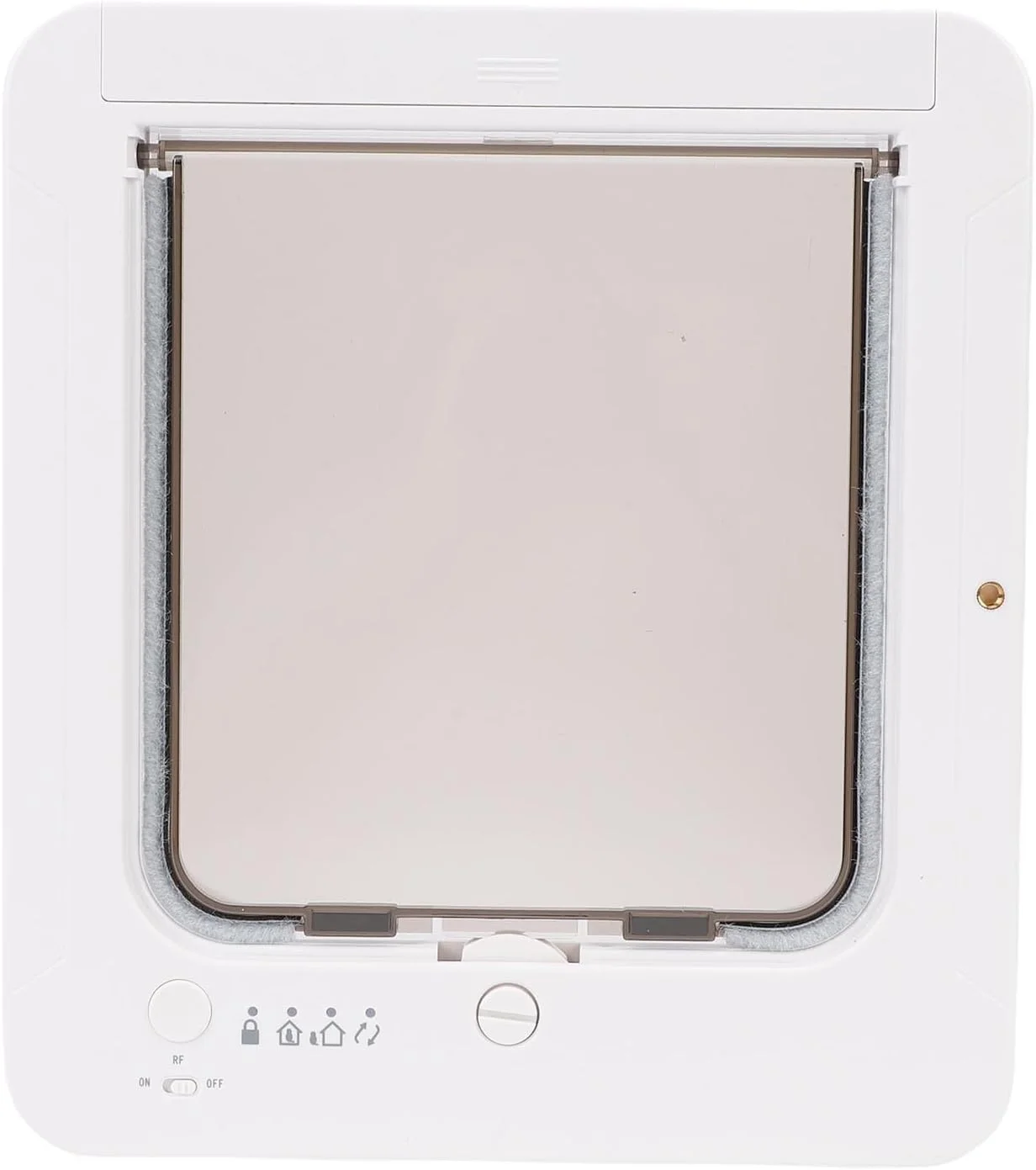 درب هوشمند حیوانات خانگی GLOGLOW، نصب آسان، دریچه فعال شده با قلاده میکروچیپ اتوماتیک برای سگ ها، دیوارها و پنجره های داخلی و خارجی