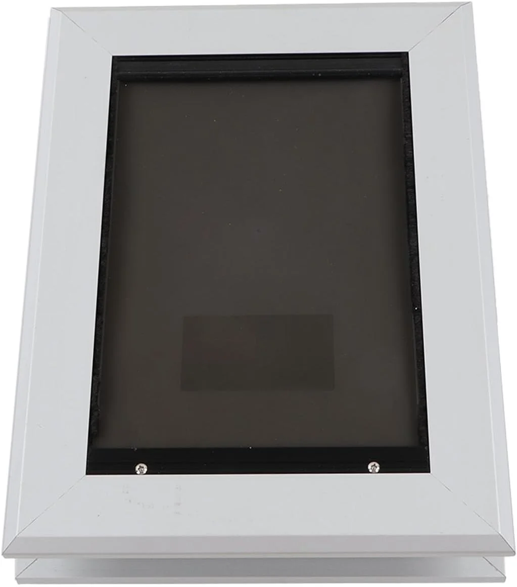 درب حیوانات خانگی فرن، درب ایمنی قابل کنترل برای سگ، مقاوم در برابر آب و هوا، مناسب برای درهای داخلی (516x363.5x65mm)