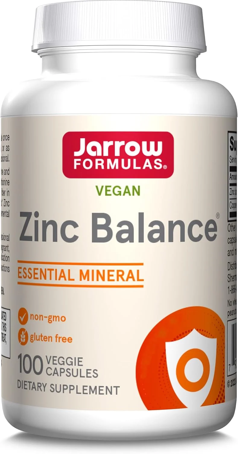 مکمل روی بالانس Jarrow Formulas، روی 15 میلی گرم و مس 1 میلی گرم، 100 کپسول گیاهی، بدون گلوتن، مناسب گیاهخواران، بدون سویا، بدون GMO، مکمل مواد معدنی مکمل روی بالانس Jarrow Formulas، روی 15 میلی گرم و مس 1 میلی گرم، 100 کپسول گیاهی، بدون گلوتن، مناسب گیاهخواران، بدون سویا، بدون GMO، مکمل مواد معدنی