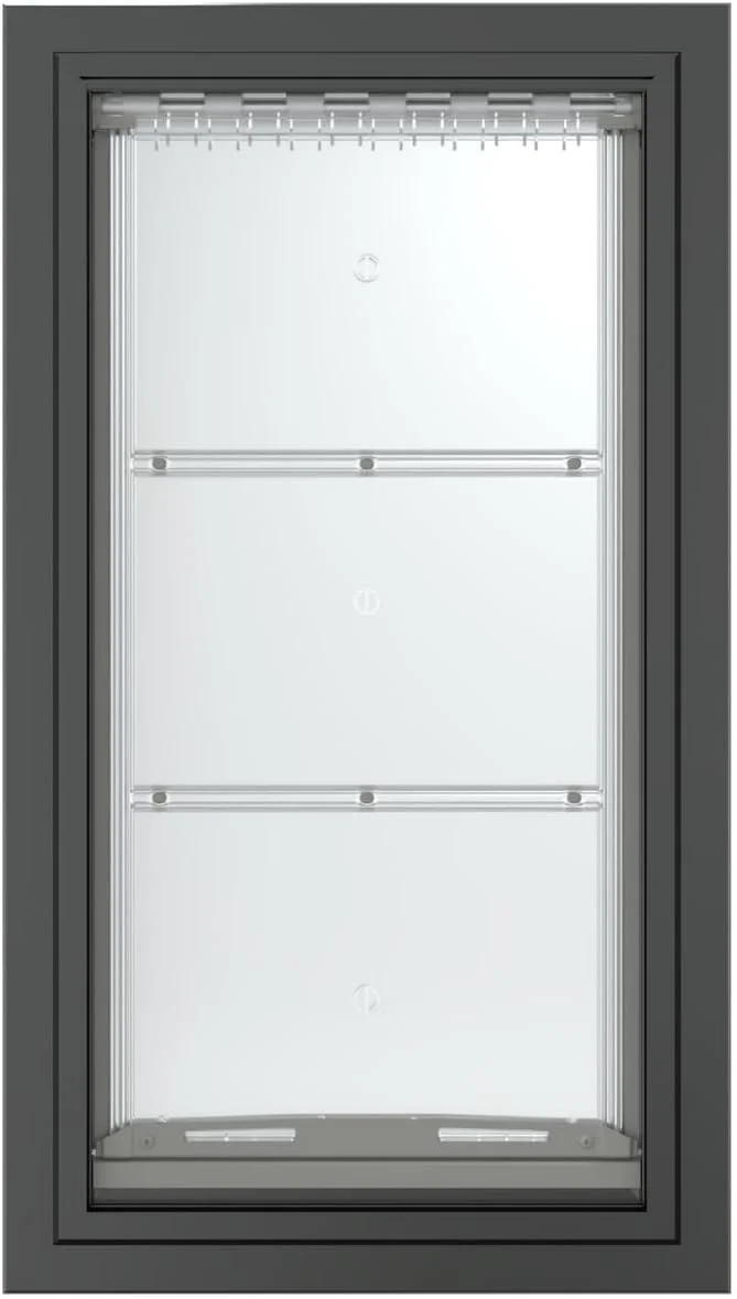 درب حیوانات خانگی بزرگ Endura Flap برای دیوارها | تک لنگه | نصب از طریق دیوار | قاب مشکی | طراحی شده برای سگ های XL | آزادی را به سگ بزرگ شما می دهد | خانه شما را از گرمای شدید و سرما عایق می کند