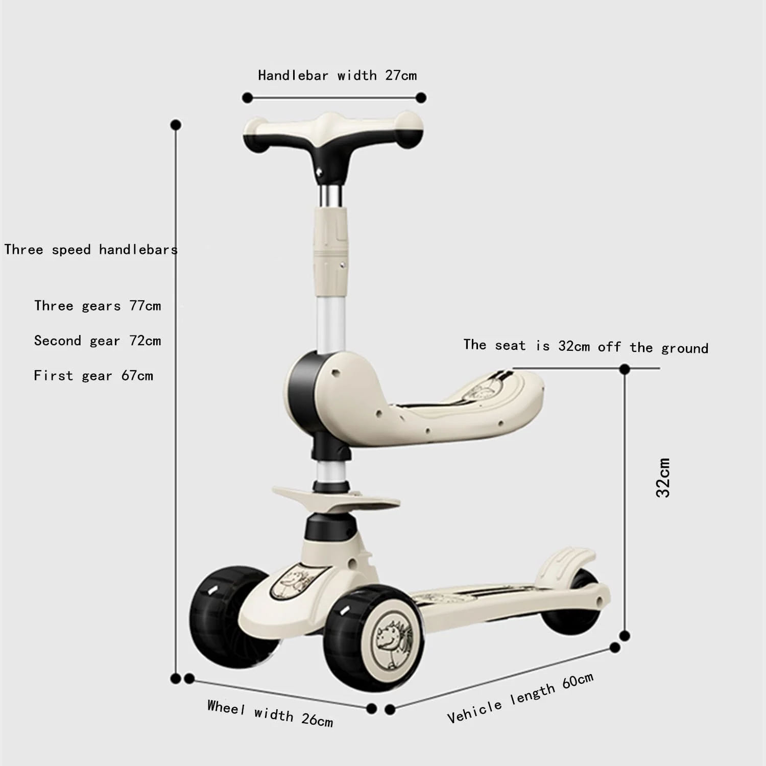 اسکوتر سه چرخ Beauenty، صندلی با ارتفاع قابل تنظیم 2 در 1، چرخ های جاذب ضربه، عرشه پهن و ضد لغزش، هدیه ای عالی برای دختران و پسران، اسکوتر کودک نوپا با موسیقی و نور داخلی اسکوتر سه چرخ Beauenty، صندلی با ارتفاع قابل تنظیم 2 در 1، چرخ های جاذب ضربه، عرشه پهن و ضد لغزش، هدیه ای عالی برای دختران و پسران، اسکوتر کودک نوپا با موسیقی و نور داخلی