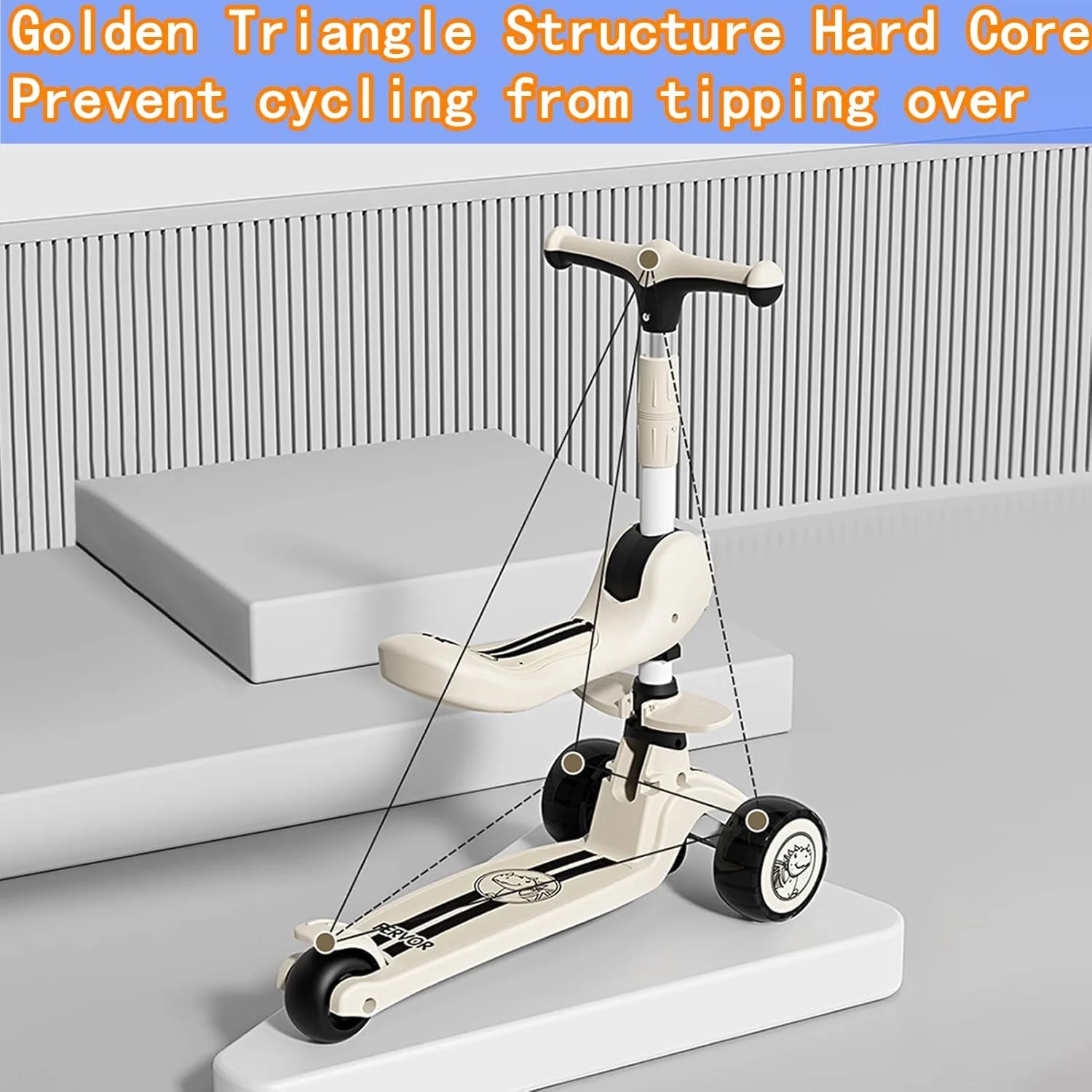 اسکوتر سه چرخ Beauenty، صندلی با ارتفاع قابل تنظیم 2 در 1، چرخ های جاذب ضربه، عرشه پهن و ضد لغزش، هدیه ای عالی برای دختران و پسران، اسکوتر کودک نوپا با موسیقی و نور داخلی اسکوتر سه چرخ Beauenty، صندلی با ارتفاع قابل تنظیم 2 در 1، چرخ های جاذب ضربه، عرشه پهن و ضد لغزش، هدیه ای عالی برای دختران و پسران، اسکوتر کودک نوپا با موسیقی و نور داخلی