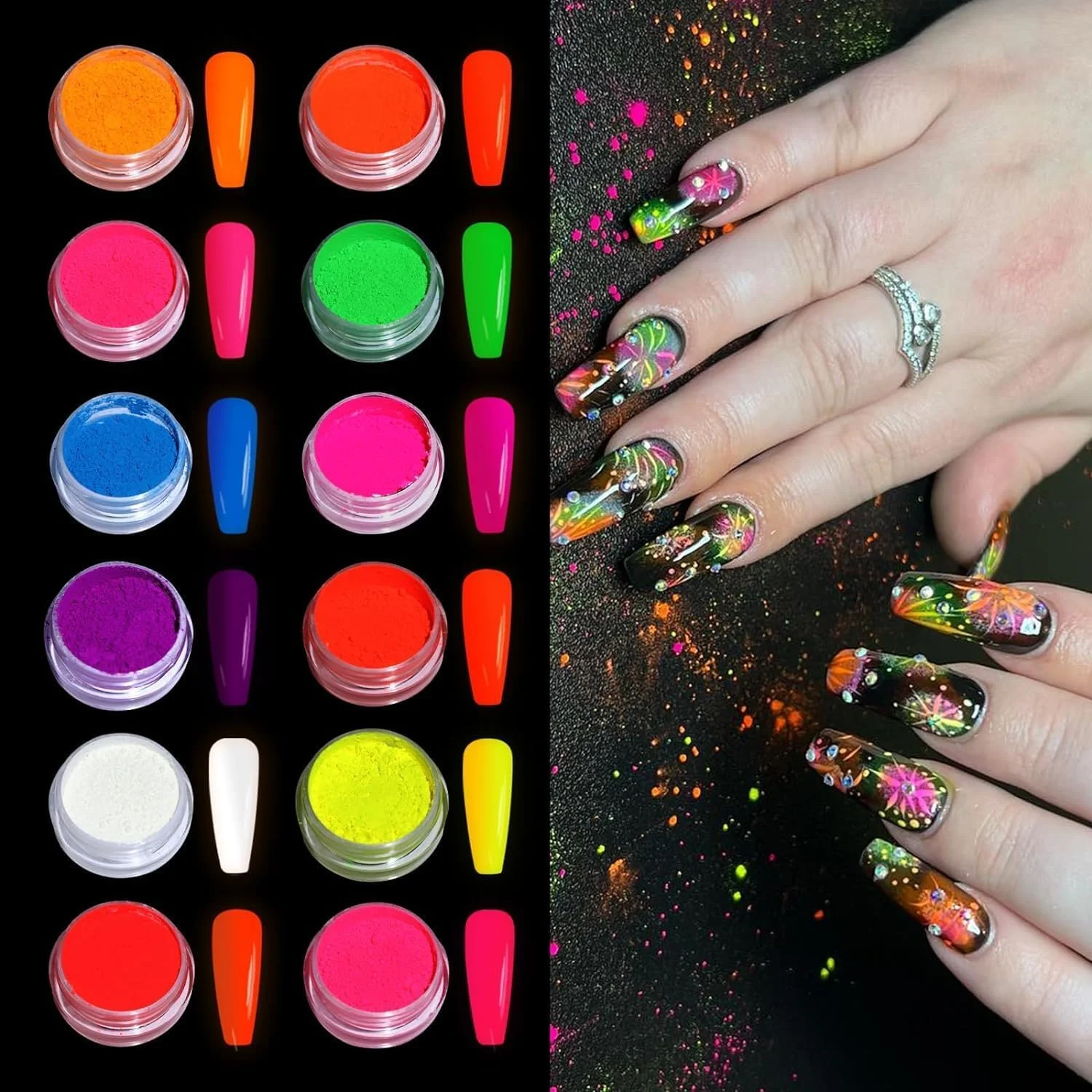 پودر ناخن کروم رنگدانه ای، پودر براق بسیار ظریف برای ناخن، پودرهای رنگدانه ای کروم ناخن، پودر طراحی ناخن، اکلیل گرادیان رنگین کمانی برای تزئین ناخن پودر ناخن کروم رنگدانه ای، پودر براق بسیار ظریف برای ناخن، پودرهای رنگدانه ای کروم ناخن، پودر طراحی ناخن، اکلیل گرادیان رنگین کمانی برای تزئین ناخن