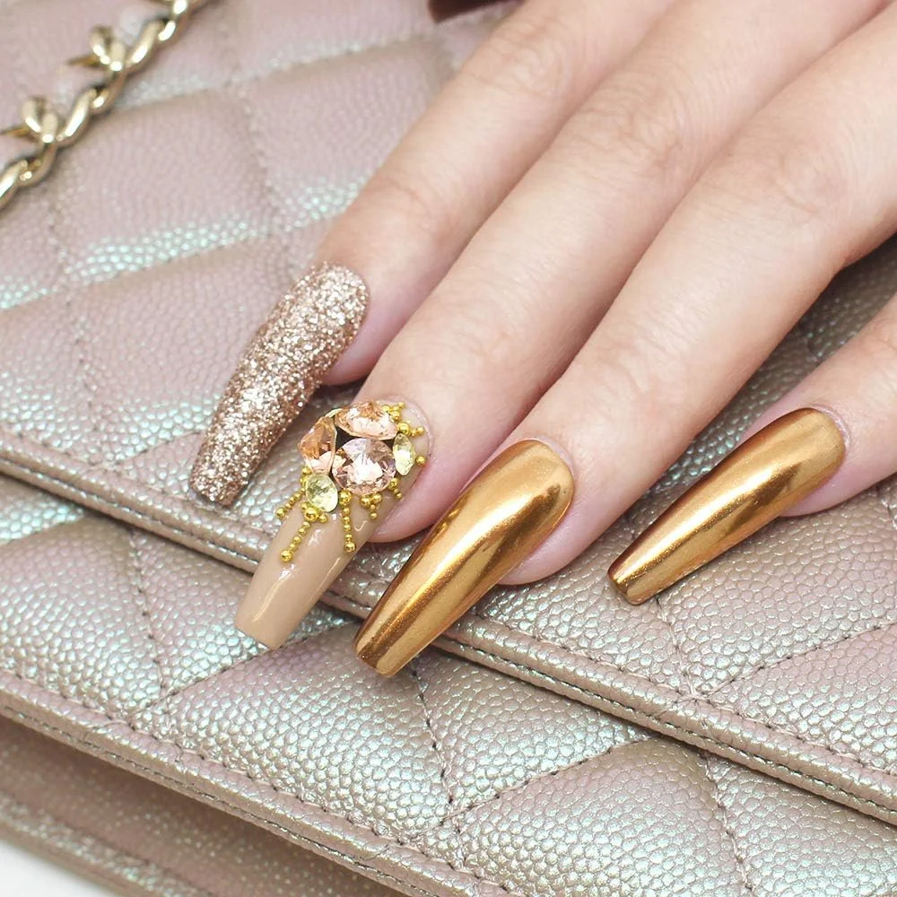 پودر کروم آینه ای دیلی شارم (برنزی) 1 گرم، پودر دیپ طراحی ناخن متالیک، پودر کروم مانیکور با اثر آینه ای، مناسب برای استفاده خانگی/مانیکور سالن ناخن پودر کروم آینه ای دیلی شارم (برنزی) 1 گرم، پودر دیپ طراحی ناخن متالیک، پودر کروم مانیکور با اثر آینه ای، مناسب برای استفاده خانگی/مانیکور سالن ناخن