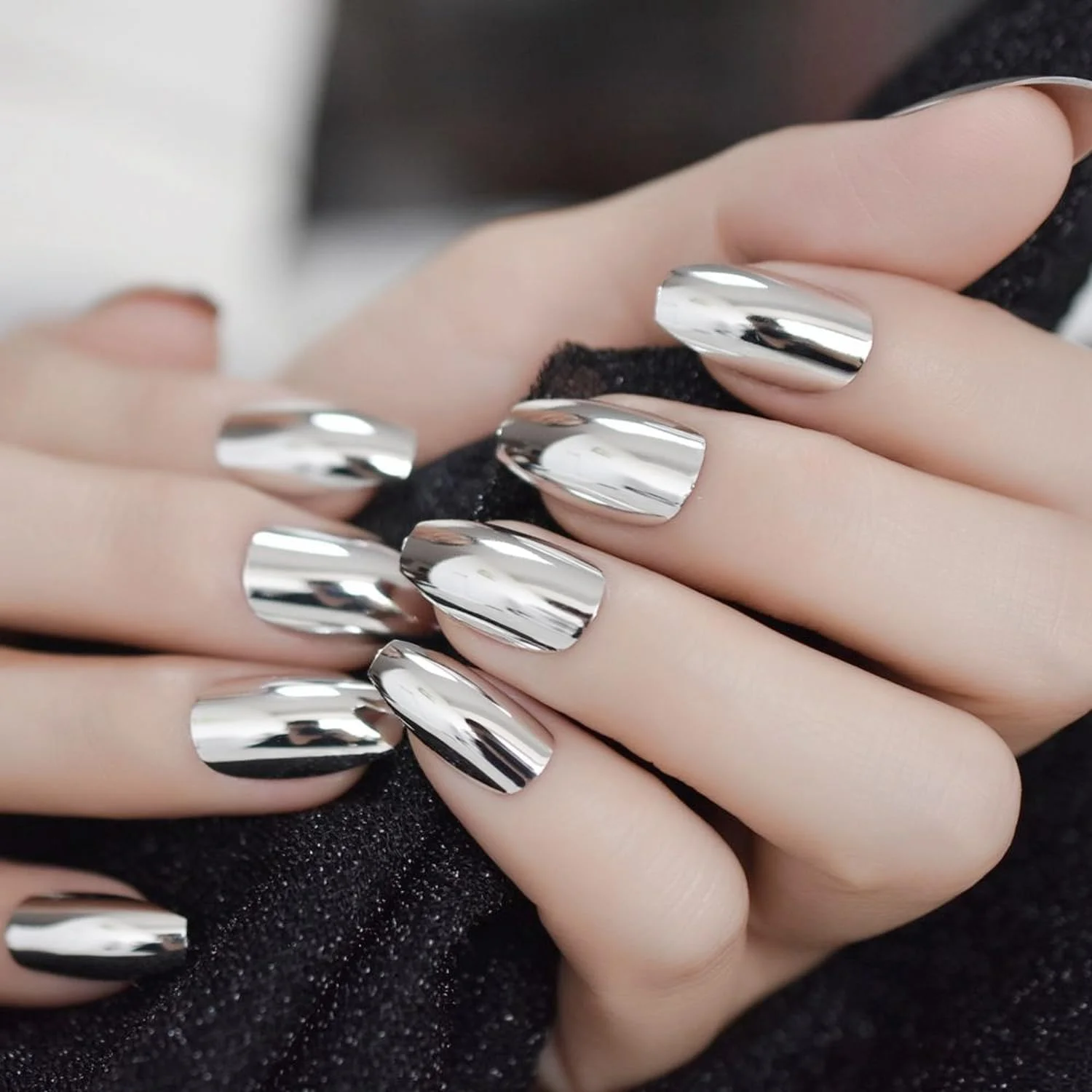 پودر کروم ناخن، پودر کروم Aurora با جلوه آینه ای، پودر پری برای طراحی ناخن، پودر کروم برای ناخن های اکریلیک (چند رنگ - سبز)