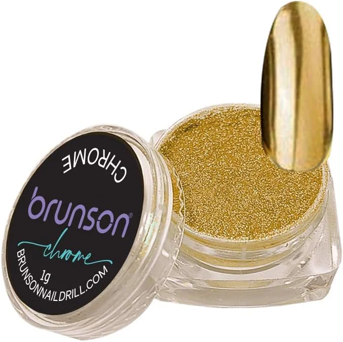 پودر ناخن کروم برانسون با لاتکس مایع، پودر ناخن متالیک با جلوه آینه ای هولوگرافیک، پودر رنگدانه طراحی ناخن