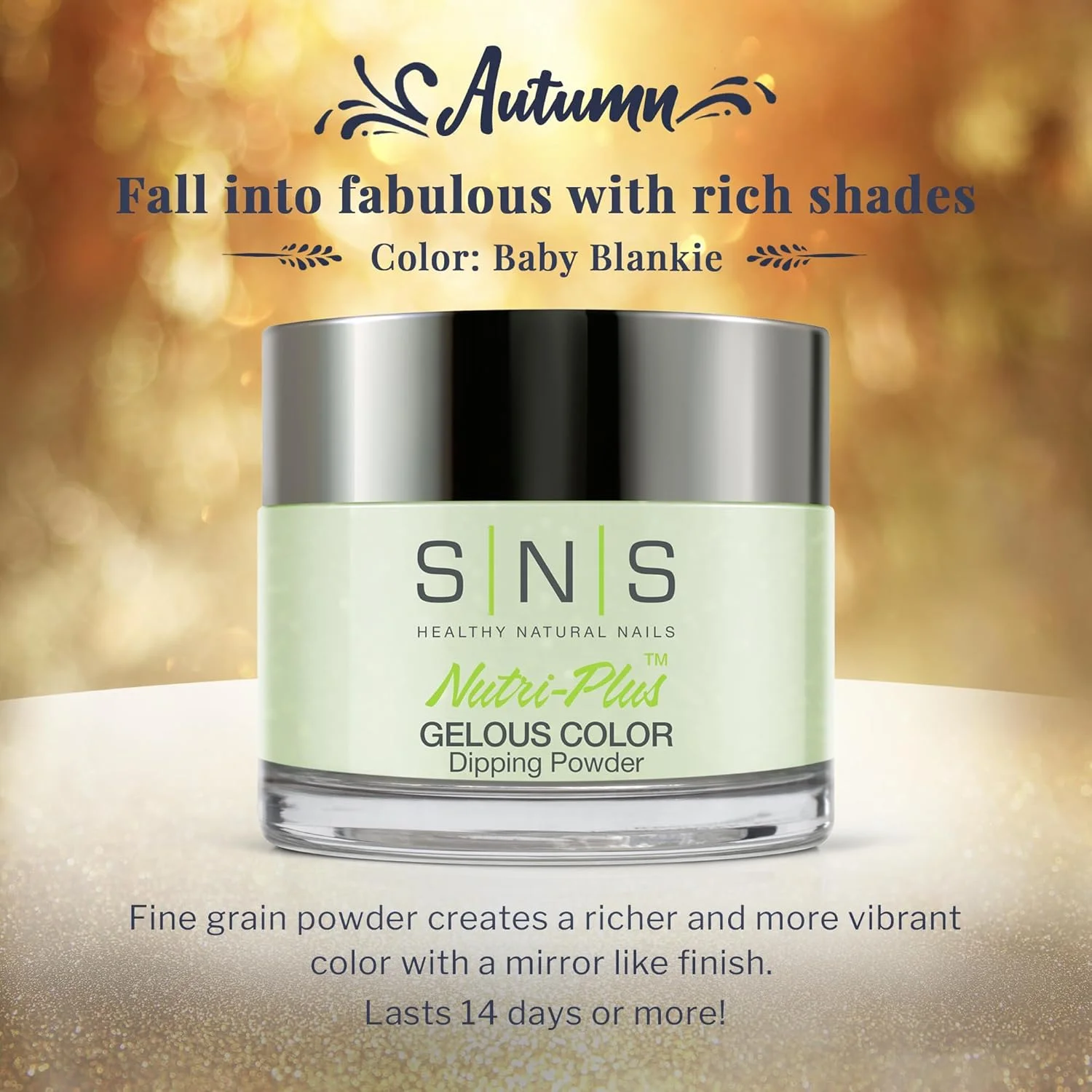 پودر کاشت ناخن SNS - کالکشن پاییز - AC11 - 1 اونس