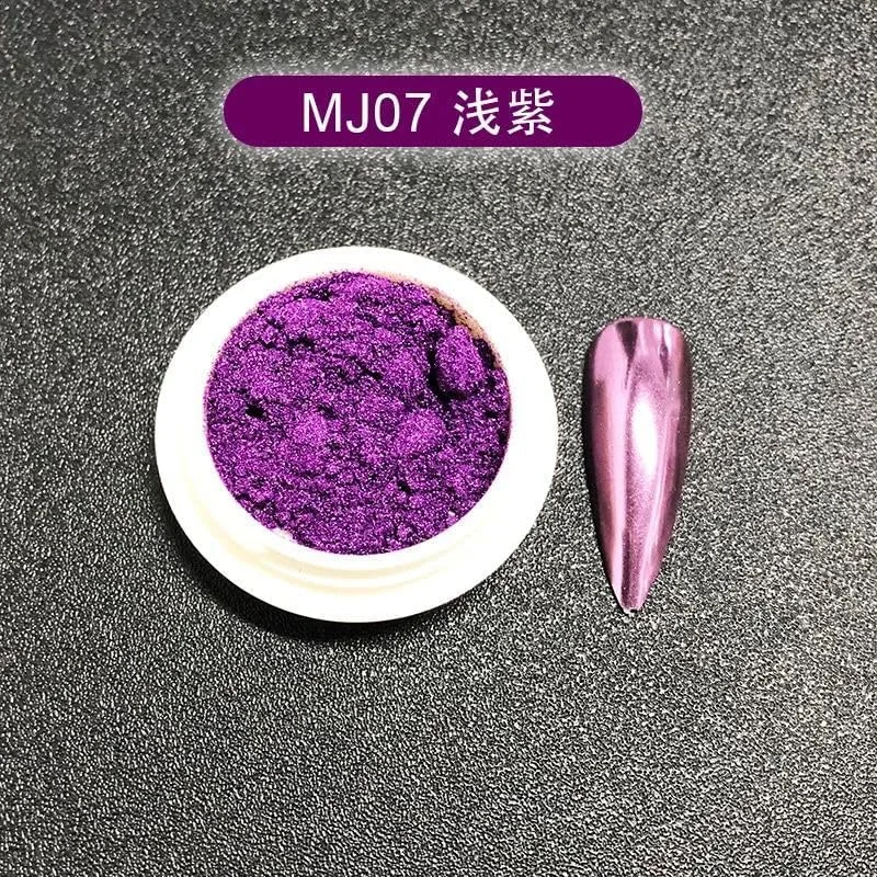 پودر کروم ناخن - مجموعه ۱۲ رنگ پودر کروم متالیک هولوگرافیک برای طراحی ناخن با ژل پودر کروم ناخن - مجموعه ۱۲ رنگ پودر کروم متالیک هولوگرافیک برای طراحی ناخن با ژل