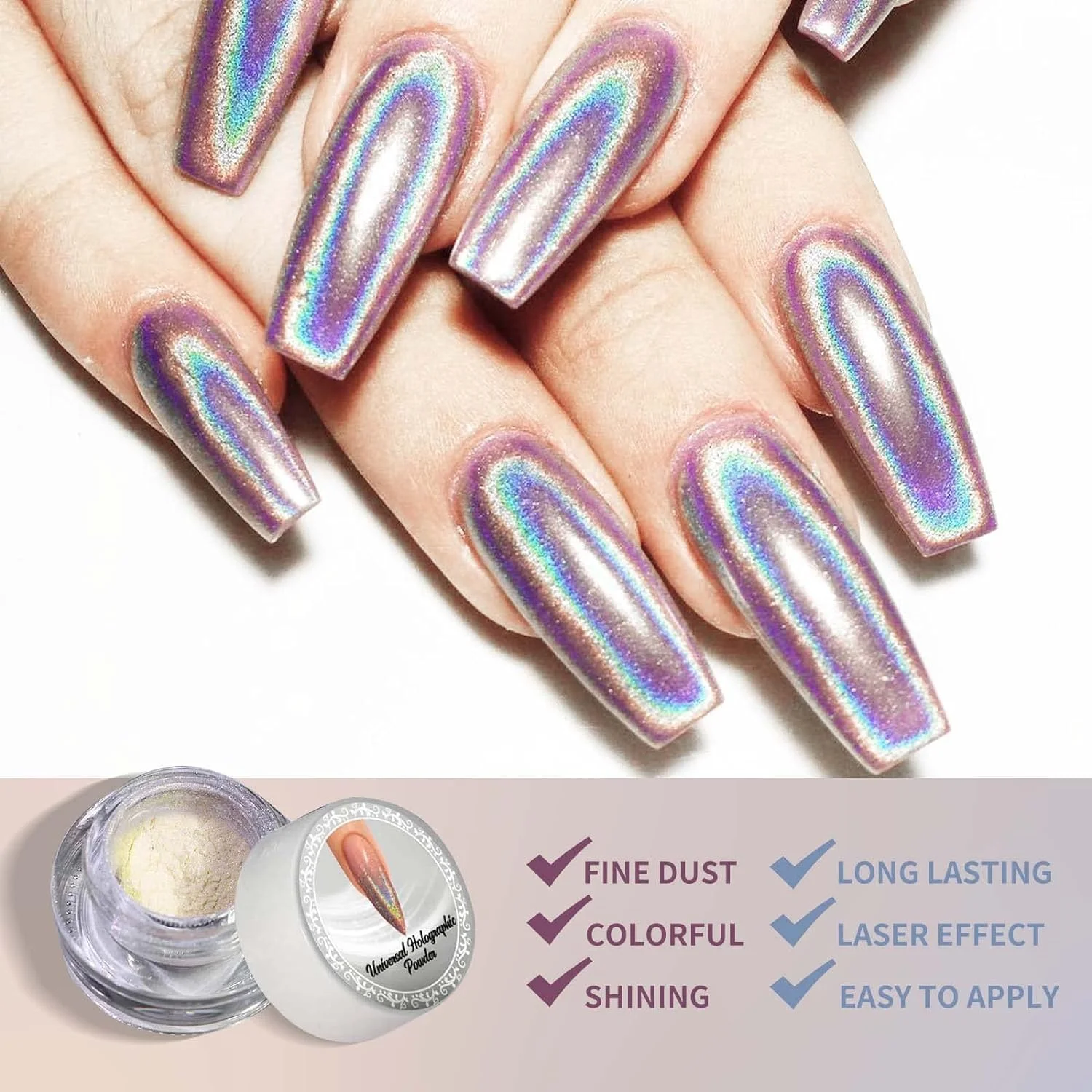 پودر ناخن کروم مرواریدی هولوگرافیک، 2 عدد پودر ناخن مرواریدی رنگین کمانی آینه ای، پودر ناخن سفید جادویی، پودر رنگدانه مرواریدی ناخن براق، پودر ناخن متالیک یخی، برای طراحی هنر ناخن پودر ناخن کروم مرواریدی هولوگرافیک، 2 عدد پودر ناخن مرواریدی رنگین کمانی آینه ای، پودر ناخن سفید جادویی، پودر رنگدانه مرواریدی ناخن براق، پودر ناخن متالیک یخی، برای طراحی هنر ناخن