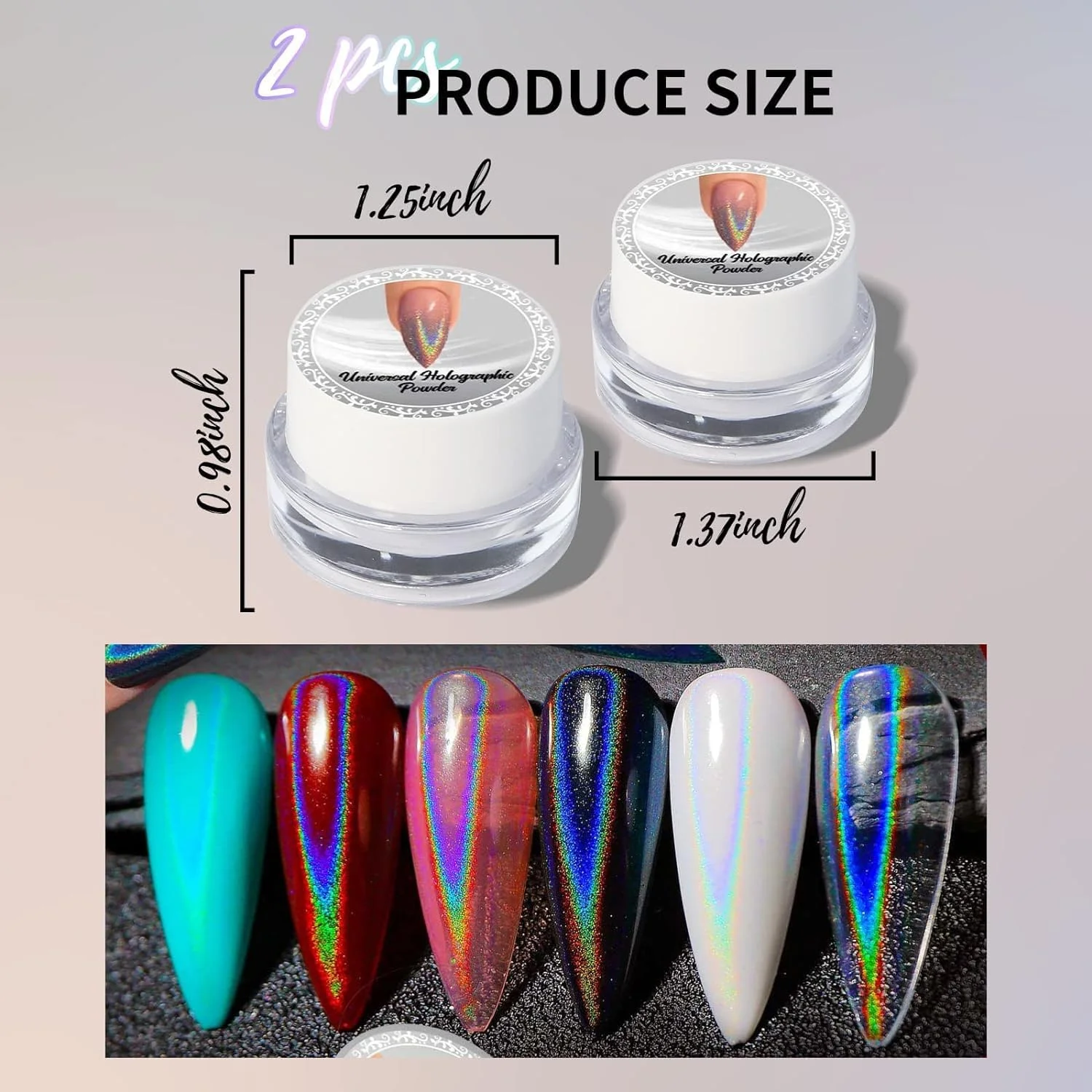 پودر ناخن کروم مرواریدی هولوگرافیک، 2 عدد پودر ناخن مرواریدی رنگین کمانی آینه ای، پودر ناخن سفید جادویی، پودر رنگدانه مرواریدی ناخن براق، پودر ناخن متالیک یخی، برای طراحی هنر ناخن پودر ناخن کروم مرواریدی هولوگرافیک، 2 عدد پودر ناخن مرواریدی رنگین کمانی آینه ای، پودر ناخن سفید جادویی، پودر رنگدانه مرواریدی ناخن براق، پودر ناخن متالیک یخی، برای طراحی هنر ناخن