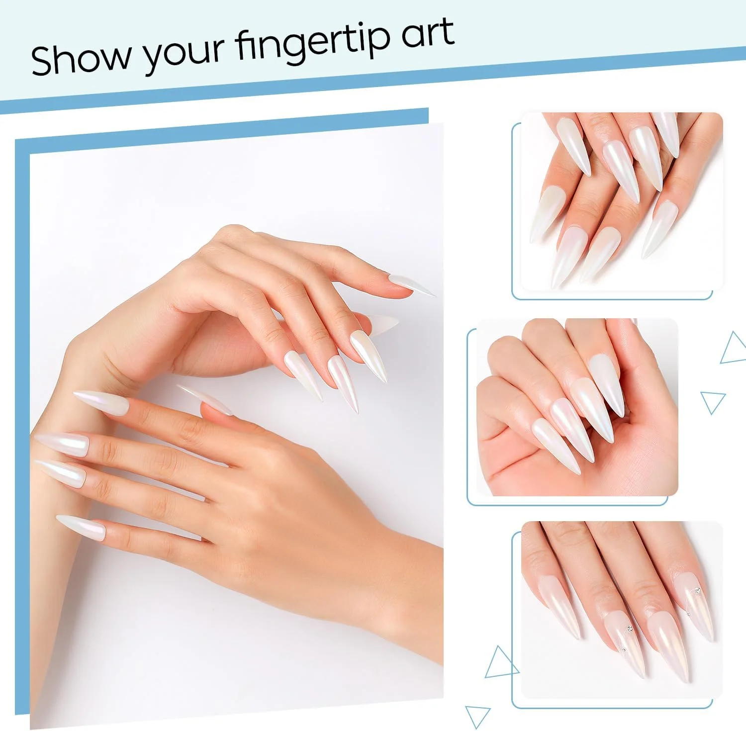 مجموعه پودر کروم ناخن 6 رنگ NICEDECO | جلوه های آینه ای و رنگین کمانی آرورا | رنگدانه های اکلیلی پری دریایی و تک شاخ | برای هنر ناخن ژلی/DIY و تزئین مانیکور مجموعه پودر کروم ناخن 6 رنگ NICEDECO | جلوه های آینه ای و رنگین کمانی آرورا | رنگدانه های اکلیلی پری دریایی و تک شاخ | برای هنر ناخن ژلی/DIY و تزئین مانیکور