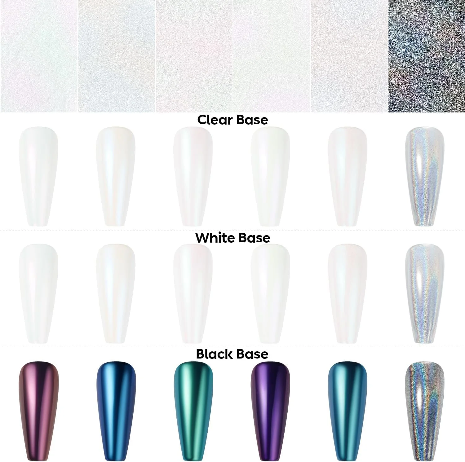 مجموعه پودر کروم ناخن 6 رنگ NICEDECO | جلوه های آینه ای و رنگین کمانی آرورا | رنگدانه های اکلیلی پری دریایی و تک شاخ | برای هنر ناخن ژلی/DIY و تزئین مانیکور مجموعه پودر کروم ناخن 6 رنگ NICEDECO | جلوه های آینه ای و رنگین کمانی آرورا | رنگدانه های اکلیلی پری دریایی و تک شاخ | برای هنر ناخن ژلی/DIY و تزئین مانیکور