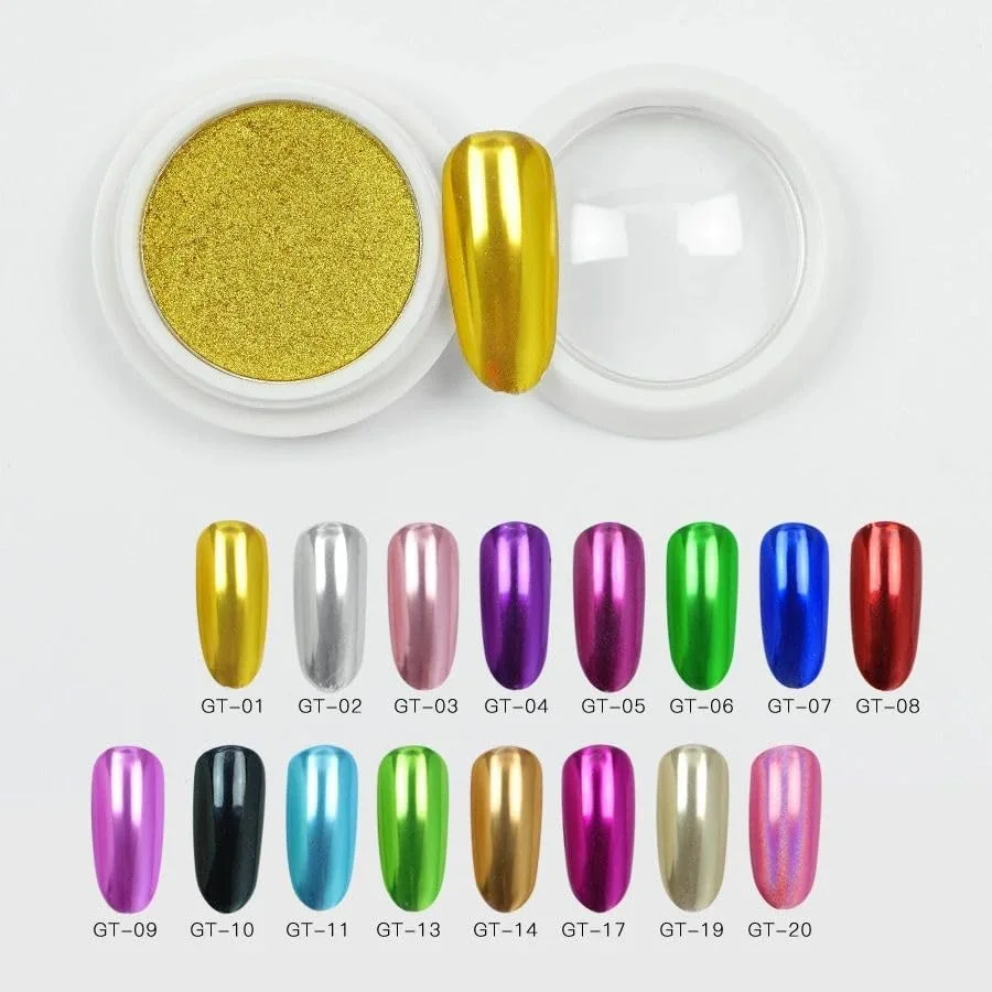 مجموعه پودر کروم آینه ای ناخن NAILWIND - 12 رنگ پودر کروم متالیک هولوگرافیک ناخن بنفش سبز قرمز رز گلد برای طراحی ناخن ژلی، هدیه برای خانم ها مجموعه پودر کروم آینه ای ناخن NAILWIND - 12 رنگ پودر کروم متالیک هولوگرافیک ناخن بنفش سبز قرمز رز گلد برای طراحی ناخن ژلی، هدیه برای خانم ها