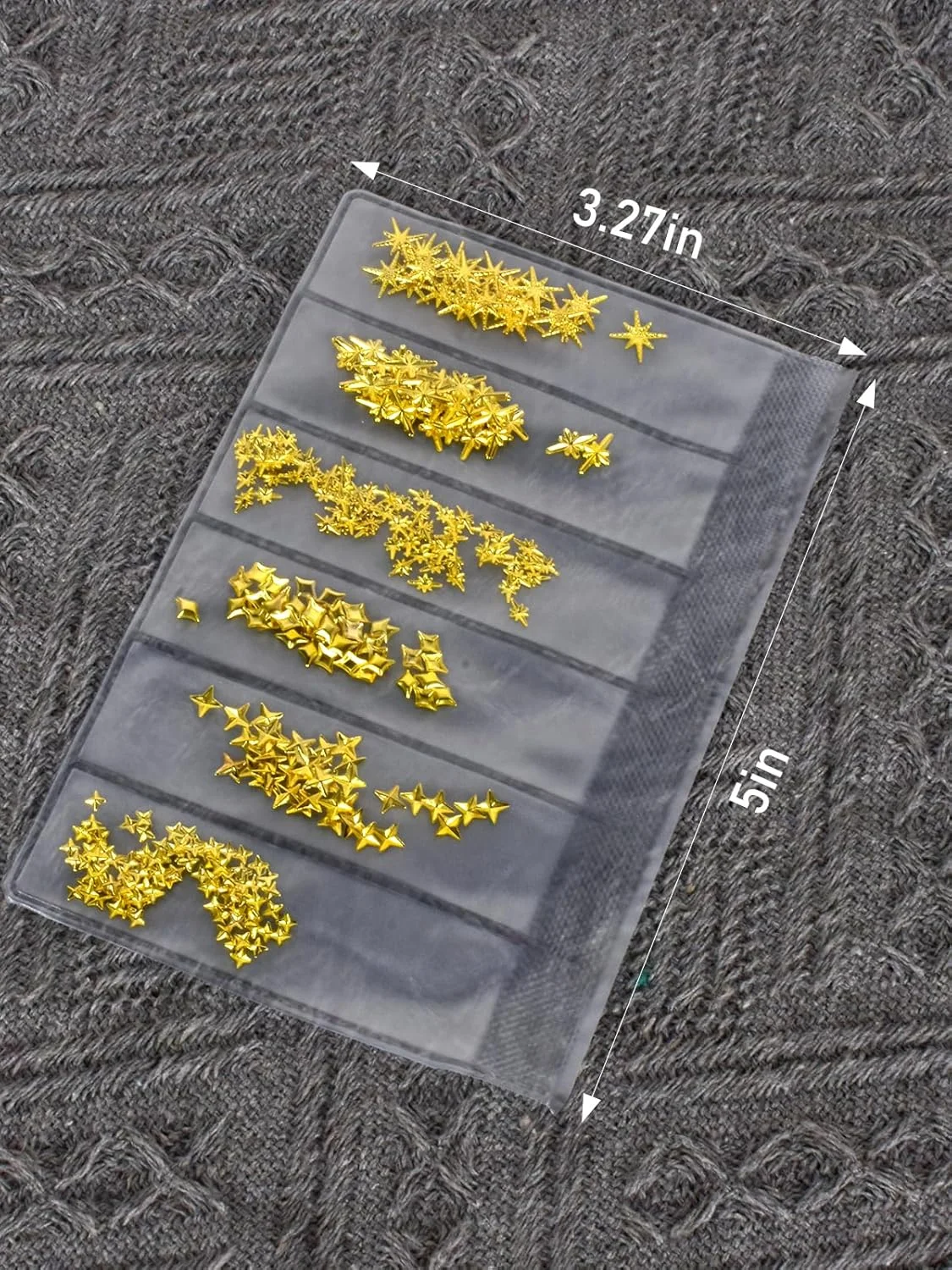 مجموعه 200 عددی تزئینات ناخن طلایی شامل نگین های سه بعدی ستاره ای، تزئینات هنری ناخن و میخ های فلزی برای ساخت زیورآلات ناخن مجموعه 200 عددی تزئینات ناخن طلایی شامل نگین های سه بعدی ستاره ای، تزئینات هنری ناخن و میخ های فلزی برای ساخت زیورآلات ناخن