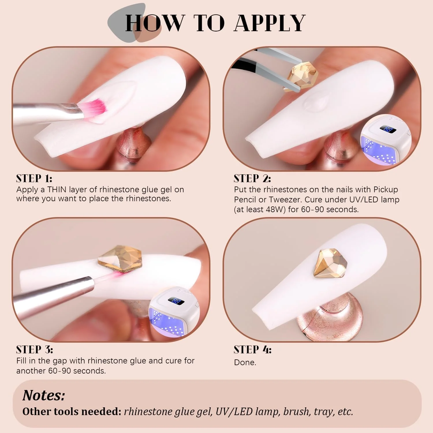 نگین های طلایی شامپاین برای ناخن - 120 عدد نگین تخت چند شکلی + 3100 عدد کریستال گرد 1.5-4 میلی متری، تزئینات طراحی ناخن برای مانیکور و صنایع دستی DIY نگین های طلایی شامپاین برای ناخن - 120 عدد نگین تخت چند شکلی + 3100 عدد کریستال گرد 1.5-4 میلی متری، تزئینات طراحی ناخن برای مانیکور و صنایع دستی DIY