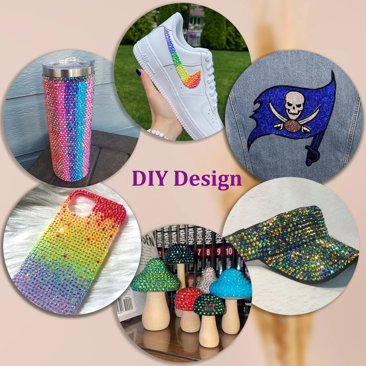 18000 عدد نگین ژله ای رزینی برای تزیین، سنگ های رنگین کمانی تخت چند رنگ 3 میلی متری، کیت تزیین با 3 عدد چسب جواهرات 10 میلی لیتری B7000 برای صنایع دستی، کتاب، کفش، طراحی ناخن 18000 عدد نگین ژله ای رزینی برای تزیین، سنگ های رنگین کمانی تخت چند رنگ 3 میلی متری، کیت تزیین با 3 عدد چسب جواهرات 10 میلی لیتری B7000 برای صنایع دستی، کتاب، کفش، طراحی ناخن