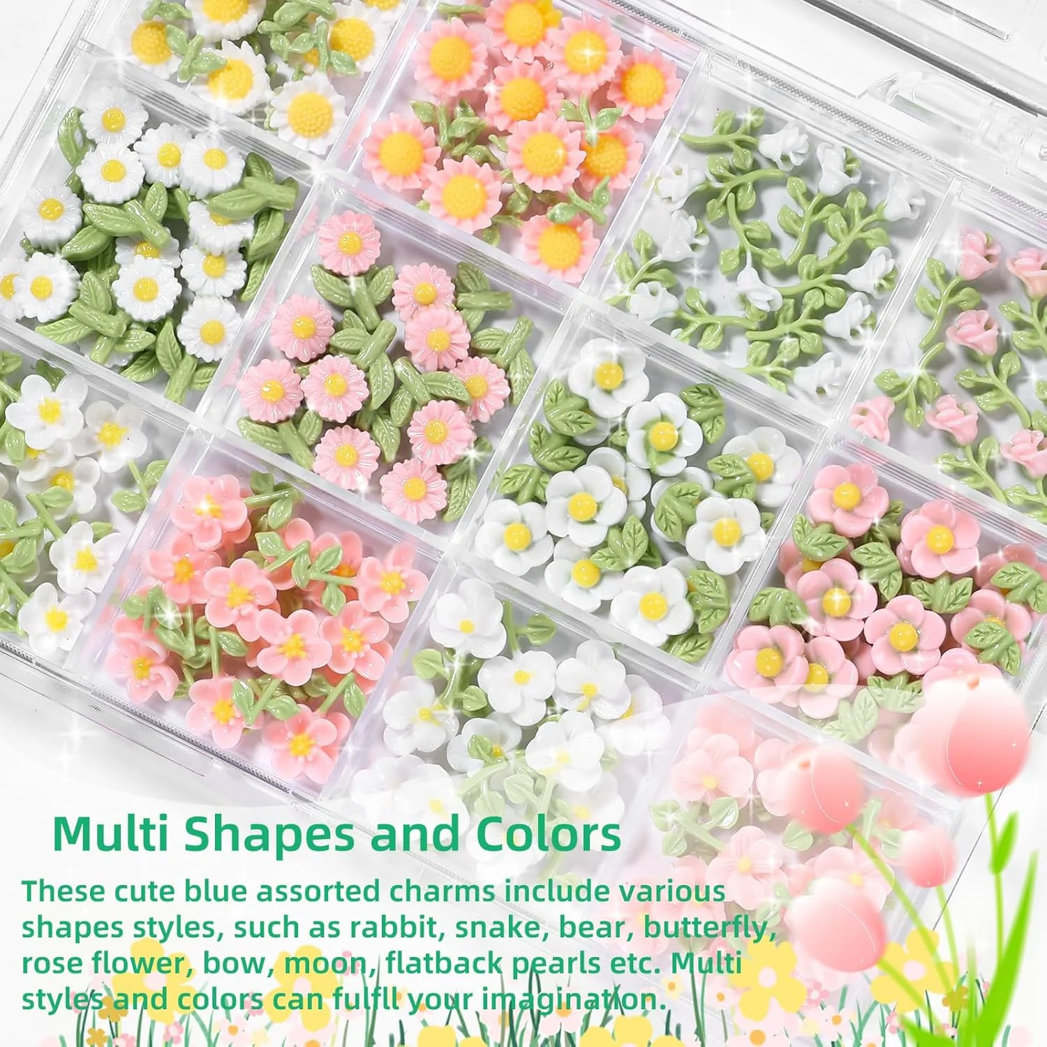 نگین ناخن طرح گل، طراحی ناخن سبز، صورتی و سفید، گل های تازه و دوست داشتنی بابونه، رز، یاسمن فرانجیپانی، جواهرات نگین ناخن برای طراحی ناخن زنانه، لوازم جانبی طراحی ناخن گل های رنگارنگ نگین ناخن طرح گل، طراحی ناخن سبز، صورتی و سفید، گل های تازه و دوست داشتنی بابونه، رز، یاسمن فرانجیپانی، جواهرات نگین ناخن برای طراحی ناخن زنانه، لوازم جانبی طراحی ناخن گل های رنگارنگ