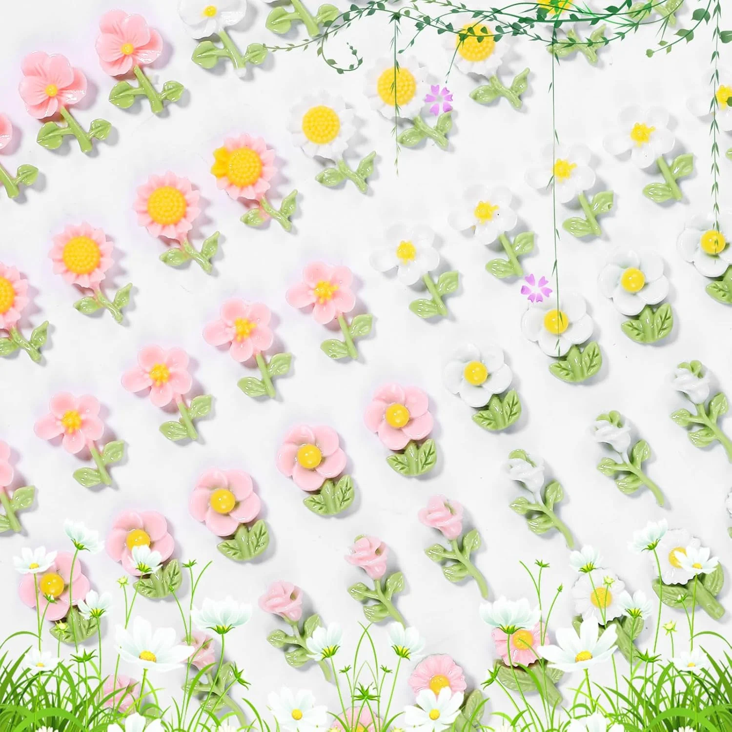 نگین ناخن طرح گل، طراحی ناخن سبز، صورتی و سفید، گل های تازه و دوست داشتنی بابونه، رز، یاسمن فرانجیپانی، جواهرات نگین ناخن برای طراحی ناخن زنانه، لوازم جانبی طراحی ناخن گل های رنگارنگ نگین ناخن طرح گل، طراحی ناخن سبز، صورتی و سفید، گل های تازه و دوست داشتنی بابونه، رز، یاسمن فرانجیپانی، جواهرات نگین ناخن برای طراحی ناخن زنانه، لوازم جانبی طراحی ناخن گل های رنگارنگ