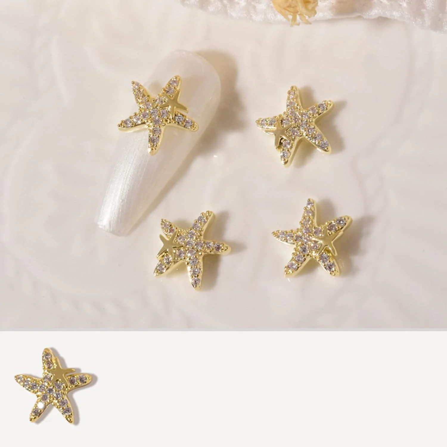 نگین و مروارید تزئینی ناخن براق مناسب مهمانی، بسته 6 عددی نگین و مروارید تزئینی ناخن براق مناسب مهمانی، بسته 6 عددی