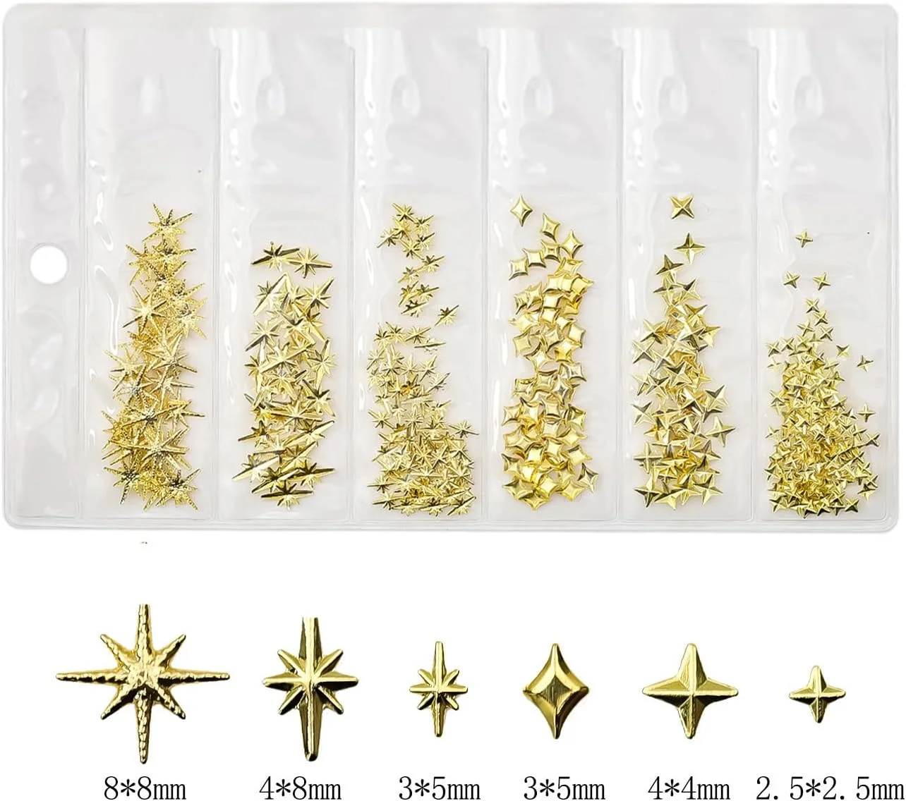 200 عدد آویز ستاره ای برای طراحی ناخن، آویزهای سه بعدی ستاره ای طلایی، نگین های فلزی ستاره ای، جواهرات ناخن ستاره ای، لوازم جانبی طراحی ناخن برای کاردستی 200 عدد آویز ستاره ای برای طراحی ناخن، آویزهای سه بعدی ستاره ای طلایی، نگین های فلزی ستاره ای، جواهرات ناخن ستاره ای، لوازم جانبی طراحی ناخن برای کاردستی