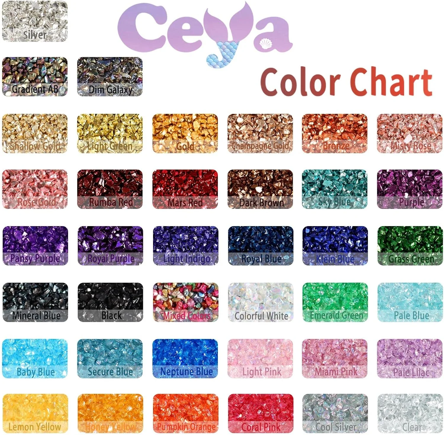 تکه شیشه های خرد شده نامنظم رنگی سفید کریستالی 2-4 میلی متری، اکلیل شیشه ای شکسته 150 گرمی، مناسب رزین اپوکسی، قالب، زیر لیوانی، تزیین ناخن، نقاشی، قاب گوشی، جواهرات تکه شیشه های خرد شده نامنظم رنگی سفید کریستالی 2-4 میلی متری، اکلیل شیشه ای شکسته 150 گرمی، مناسب رزین اپوکسی، قالب، زیر لیوانی، تزیین ناخن، نقاشی، قاب گوشی، جواهرات