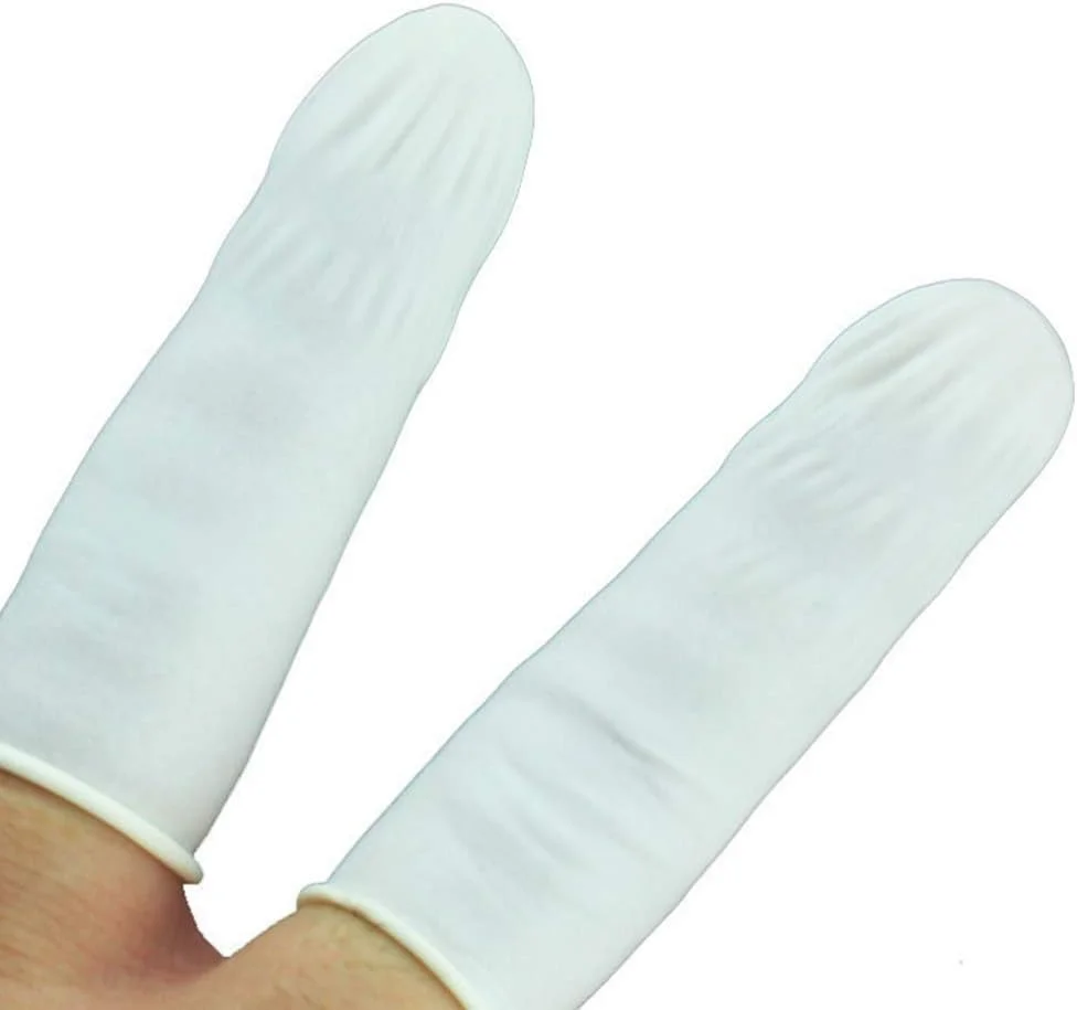 ULTNICE 100 عدد روکش انگشتی لاتکس یکبار مصرف ضد استاتیک برای استفاده موضعی، طراحی ناخن، تعمیرات الکترونیکی، نقاشی، تمیز کردن جواهرات - سفید ULTNICE 100 عدد روکش انگشتی لاتکس یکبار مصرف ضد استاتیک برای استفاده موضعی، طراحی ناخن، تعمیرات الکترونیکی، نقاشی، تمیز کردن جواهرات - سفید