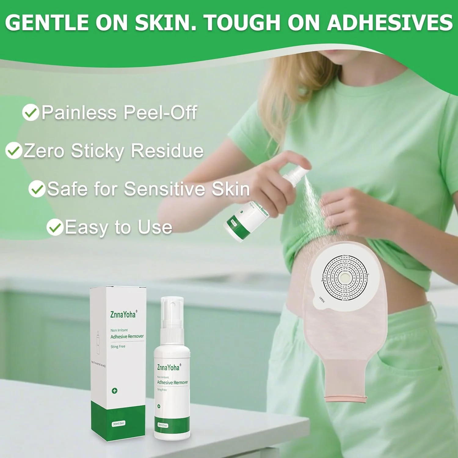 اسپری پاک کننده چسب ZnnaYoha، اسپری چسب پزشکی بدون سوزش، ایده آل برای بیماران استومی، پوست حساس و برداشتن بانداژ، کم باقیمانده، خشک شدن سریع، فرمول غیر چسبنده (4 عدد) اسپری پاک کننده چسب ZnnaYoha، اسپری چسب پزشکی بدون سوزش، ایده آل برای بیماران استومی، پوست حساس و برداشتن بانداژ، کم باقیمانده، خشک شدن سریع، فرمول غیر چسبنده (4 عدد)