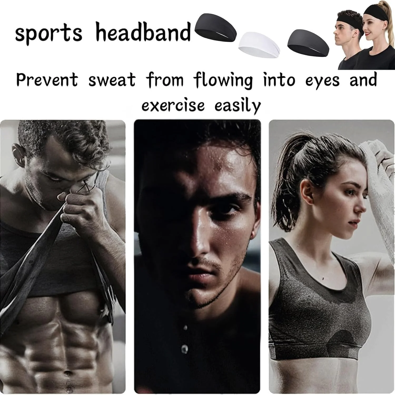 ست ۳ عددی هدبند ورزشی برای آقایان و بانوان - مناسب برای دویدن، دوچرخه سواری، یوگا، اسکی و موارد دیگر - هدبندهای راحت برای تمام فعالیت ها ست ۳ عددی هدبند ورزشی برای آقایان و بانوان - مناسب برای دویدن، دوچرخه سواری، یوگا، اسکی و موارد دیگر - هدبندهای راحت برای تمام فعالیت ها