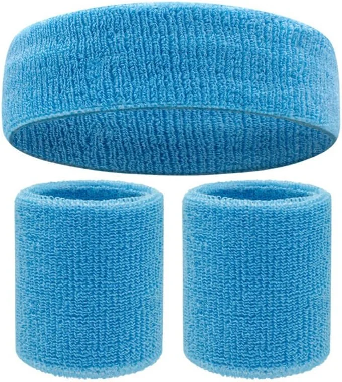 ست مچ بند و هدبند ورزشی عربست، 3 تکه، جذب کننده رطوبت، کشسان و مناسب برای ورزش، تنیس، بسکتبال و دویدن ست مچ بند و هدبند ورزشی عربست، 3 تکه، جذب کننده رطوبت، کشسان و مناسب برای ورزش، تنیس، بسکتبال و دویدن