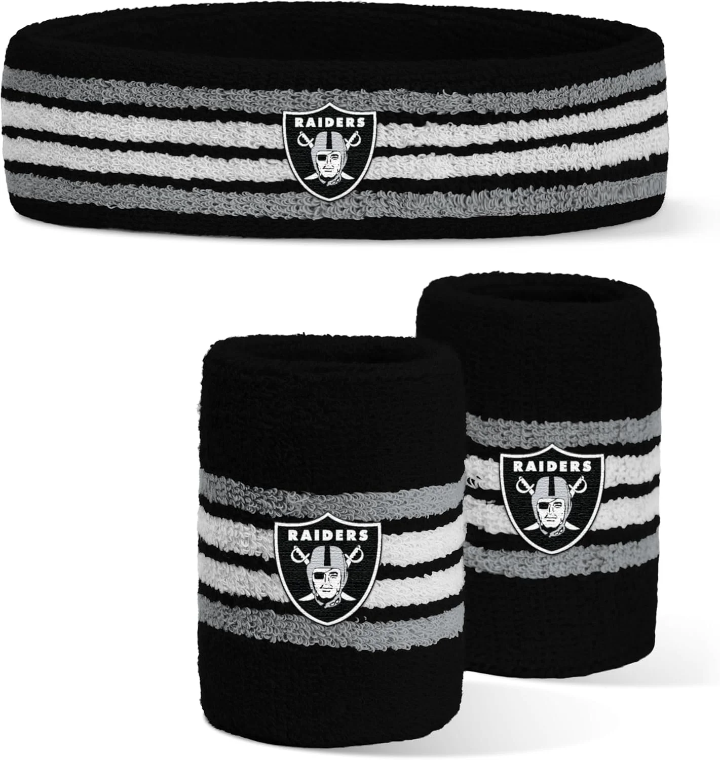 هدبند و مچ بند طرح لوگوی تیم ان اف ال لاس وگاس ریدرز هدبند و مچ بند طرح لوگوی تیم ان اف ال لاس وگاس ریدرز