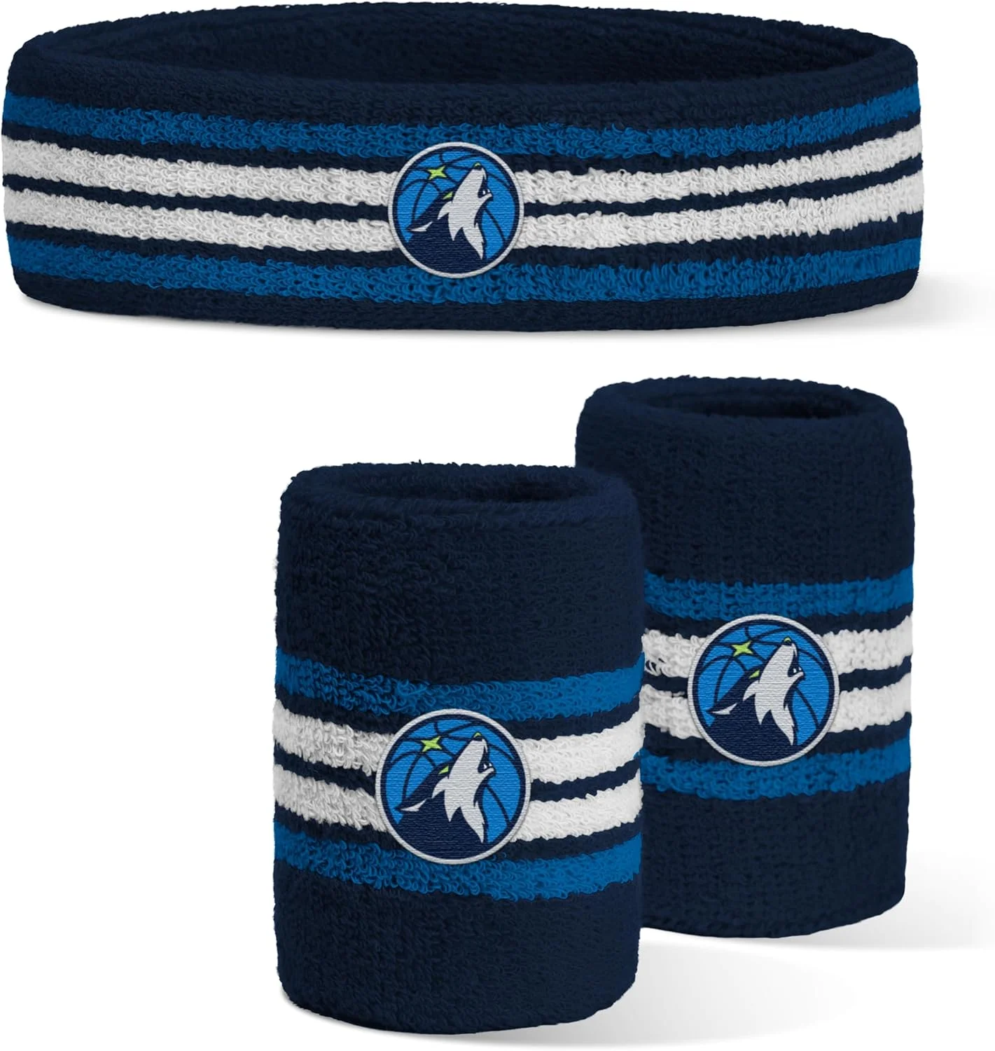 هدبند و مچ بند تیم بسکتبال مینهسوتا تیمبرولوز با لوگوی رسمی NBA هدبند و مچ بند تیم بسکتبال مینهسوتا تیمبرولوز با لوگوی رسمی NBA