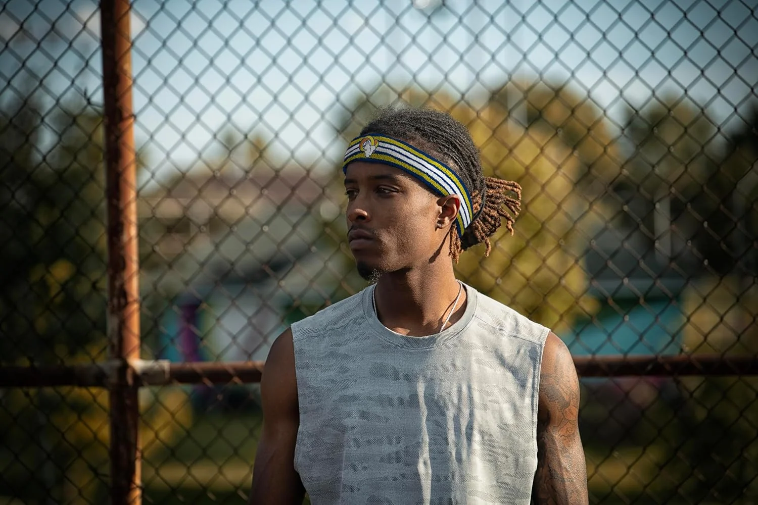 هدبند و مچ بند طرح تیم لس آنجلس رمز NFL با مجوز رسمی هدبند و مچ بند طرح تیم لس آنجلس رمز NFL با مجوز رسمی