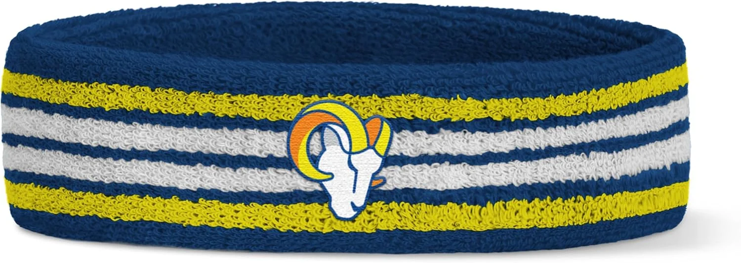 هدبند و مچ بند طرح تیم لس آنجلس رمز NFL با مجوز رسمی هدبند و مچ بند طرح تیم لس آنجلس رمز NFL با مجوز رسمی